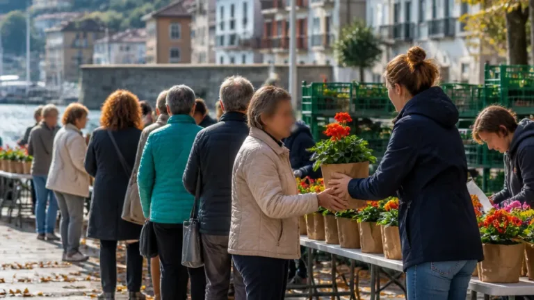 San Sebastián reparte 40.000 plantas retiradas de parques entre los vecinos del 26 al 29 de octubre