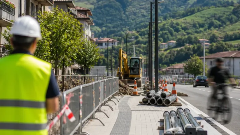 Arrancan las obras del tramo que completará el bidegorri entre Amarotz y Usabal en Tolosa