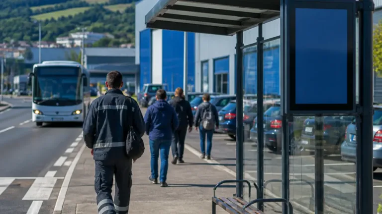 Zumaia pone en servicio una nueva parada en el polígono Joxe Mari Korta