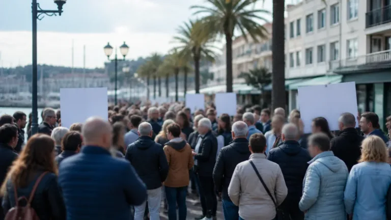 Manifestación en Donostia para reclamar justicia por la muerte de Babacar Welle en Hondarribia
